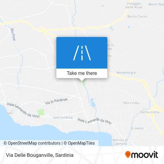 Via Delle Bouganville map