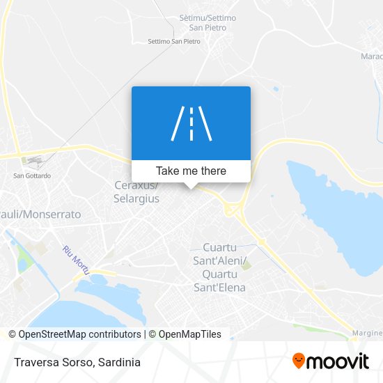 Traversa Sorso map