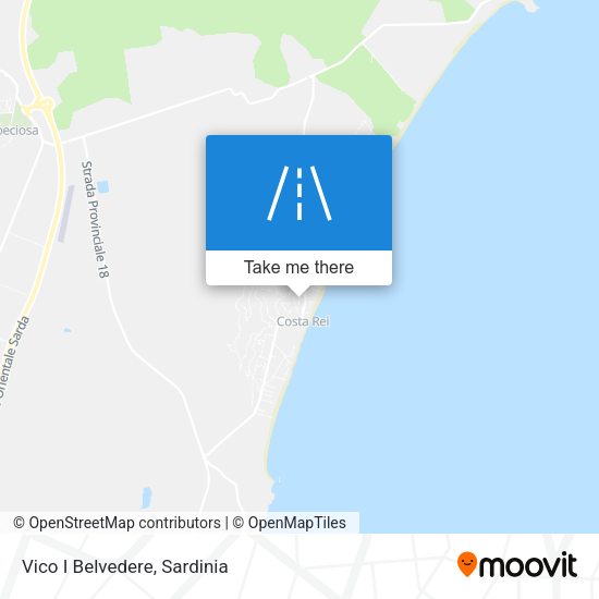 Vico I Belvedere map