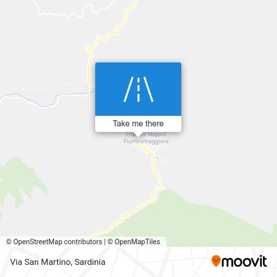 Via San Martino map