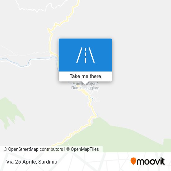 Via 25 Aprile map