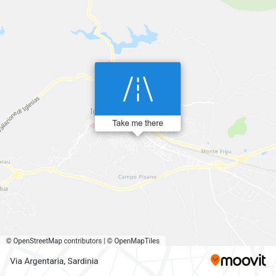 Via Argentaria map