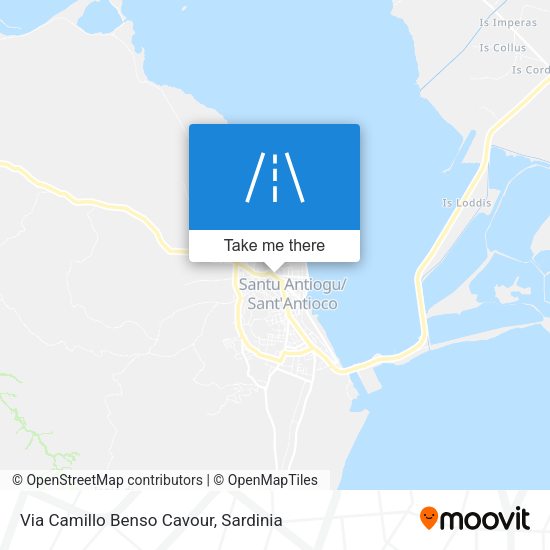 Via Camillo Benso Cavour map