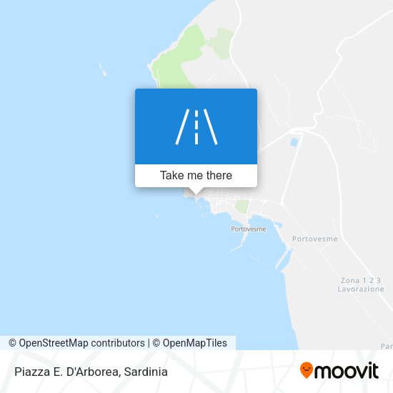 Piazza E. D'Arborea map