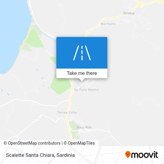 Scalette Santa Chiara map