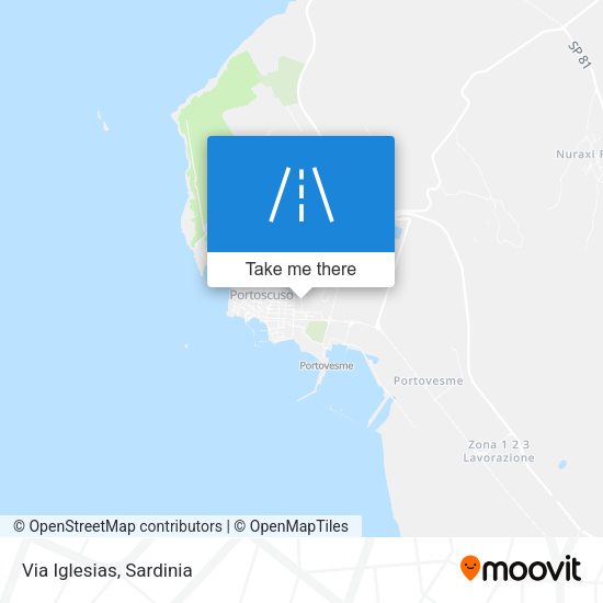 Via Iglesias map