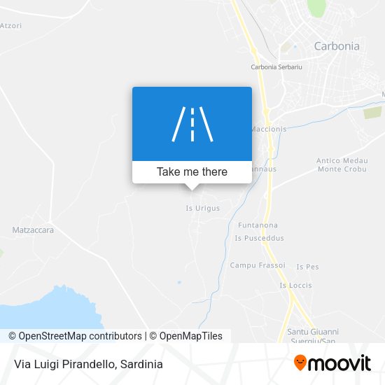Via Luigi Pirandello map