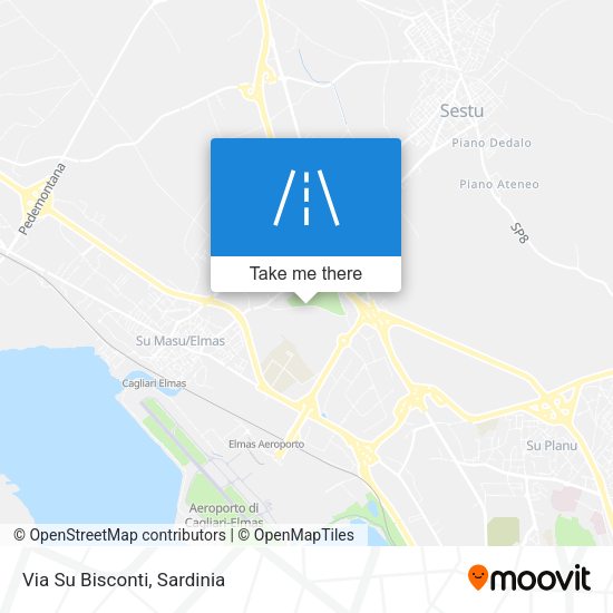 Via Su Bisconti map