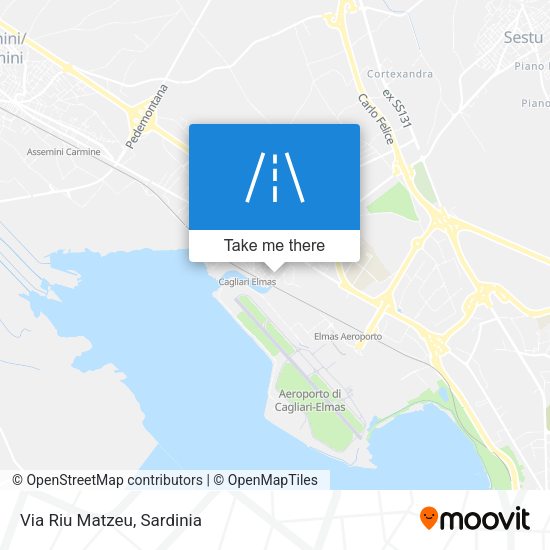 Via Riu Matzeu map