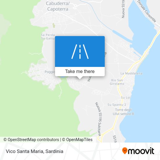 Vico Santa Maria map
