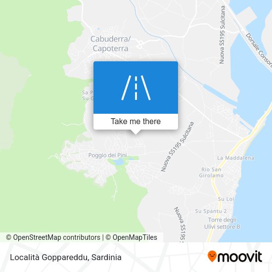 Località Goppareddu map
