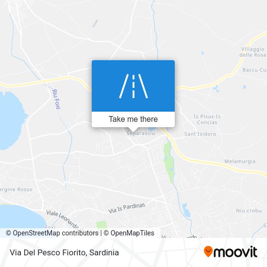 Via Del Pesco Fiorito map