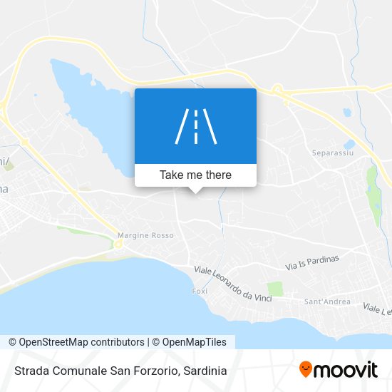 Strada Comunale San Forzorio map