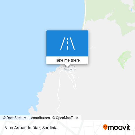 Vico Armando Diaz map