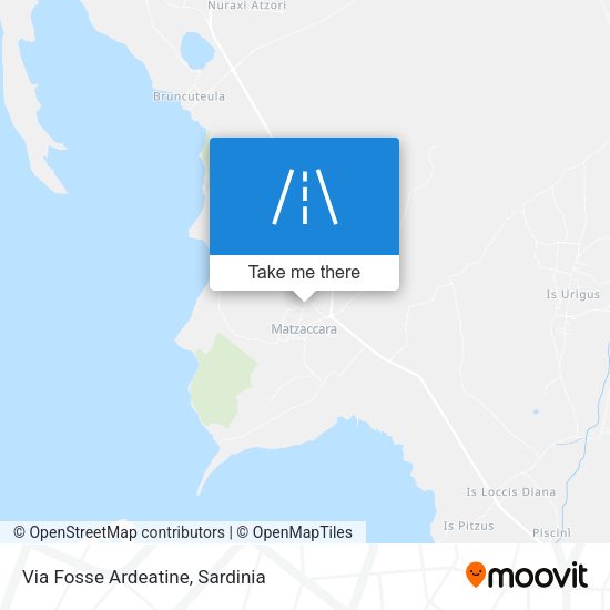 Via Fosse Ardeatine map