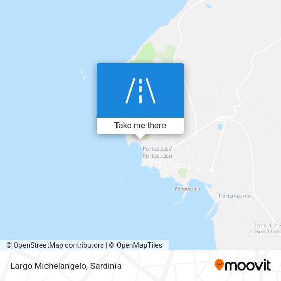 Largo Michelangelo map