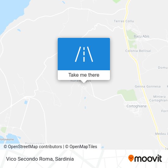 Vico Secondo Roma map