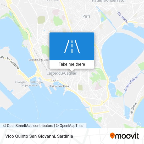 Vico Quinto San Giovanni map