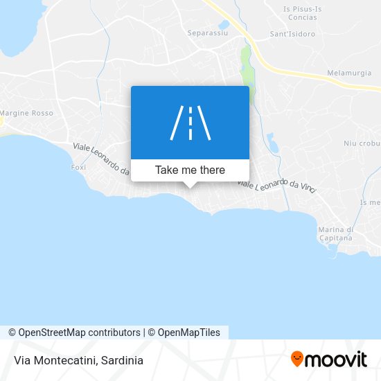 Via Montecatini map