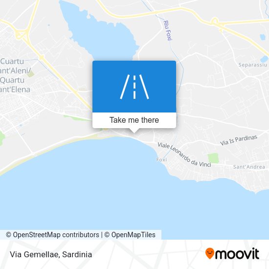 Via Gemellae map