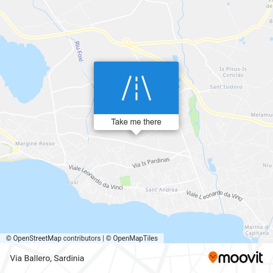 Via Ballero map