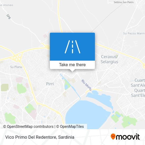 Vico Primo Del Redentore map
