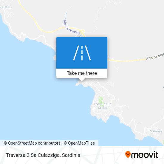 Traversa 2 Sa Culazziga map