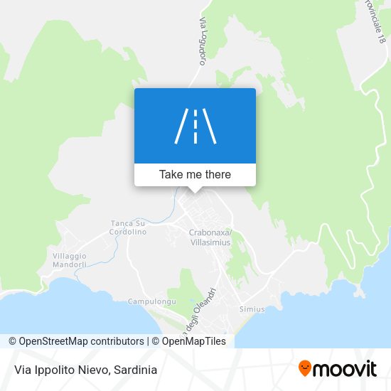Via Ippolito Nievo map