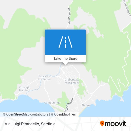 Via Luigi Pirandello map