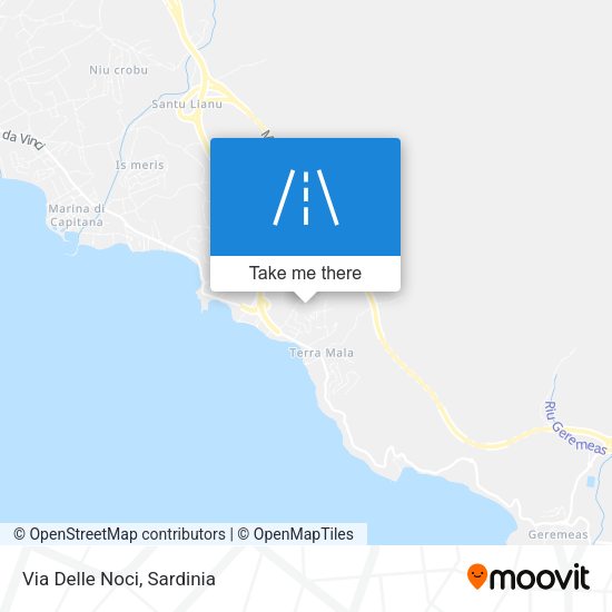 Via Delle Noci map