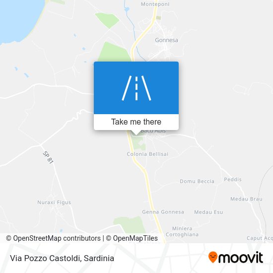 Via Pozzo Castoldi map