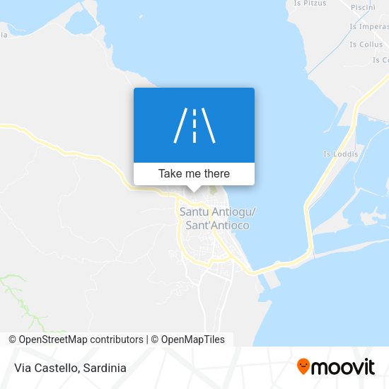 Via Castello map
