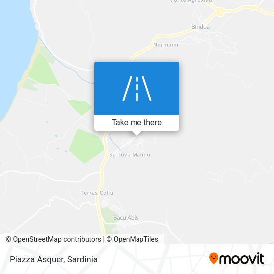 Piazza Asquer map
