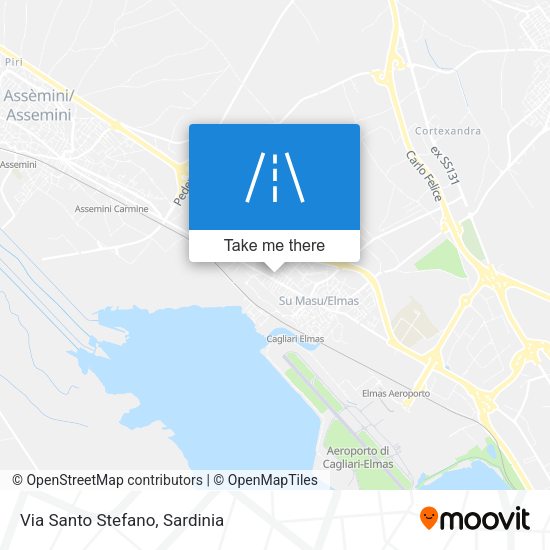 Via Santo Stefano map