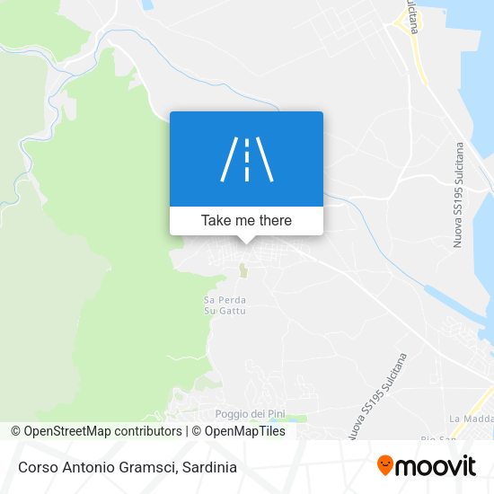 Corso Antonio Gramsci map