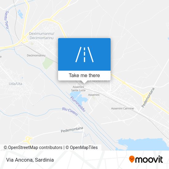 Via Ancona map