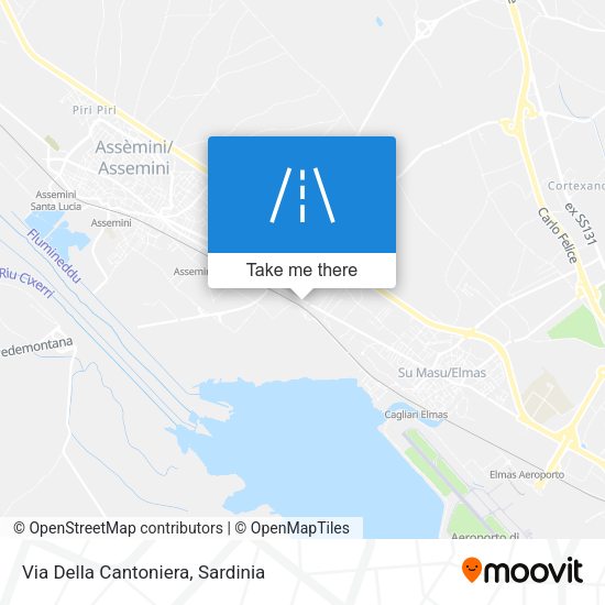 Via Della Cantoniera map
