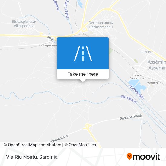 Via Riu Nostu map