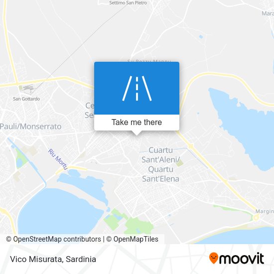 Vico Misurata map