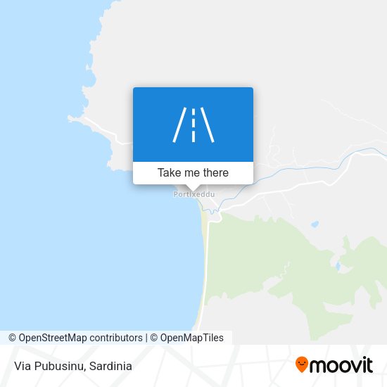 Via Pubusinu map