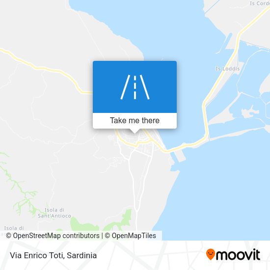Via Enrico Toti map