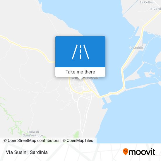 Via Susini map