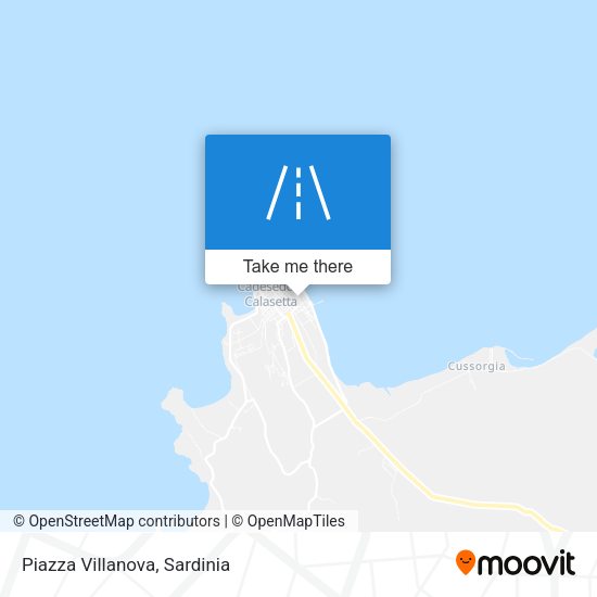 Piazza Villanova map