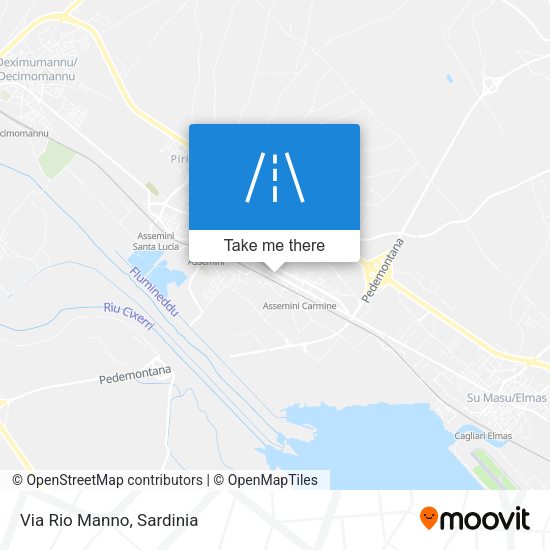 Via Rio Manno map