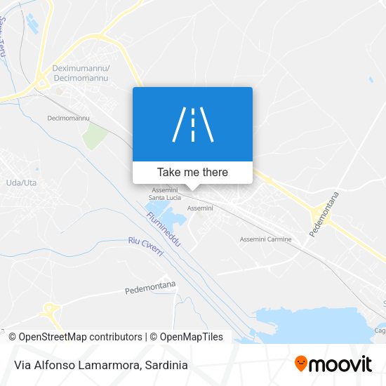 Via Alfonso Lamarmora map