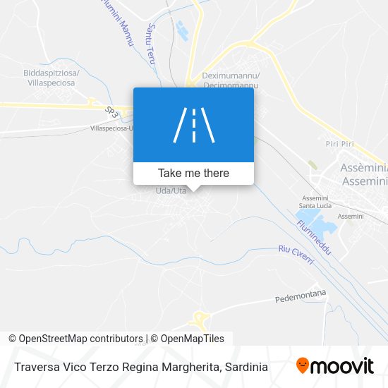 Traversa Vico Terzo Regina Margherita map