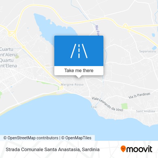 Strada Comunale Santa Anastasia map