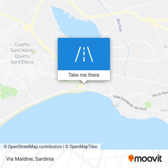 Via Maldive map