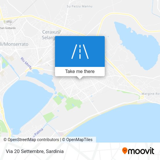 Via 20 Settembre map