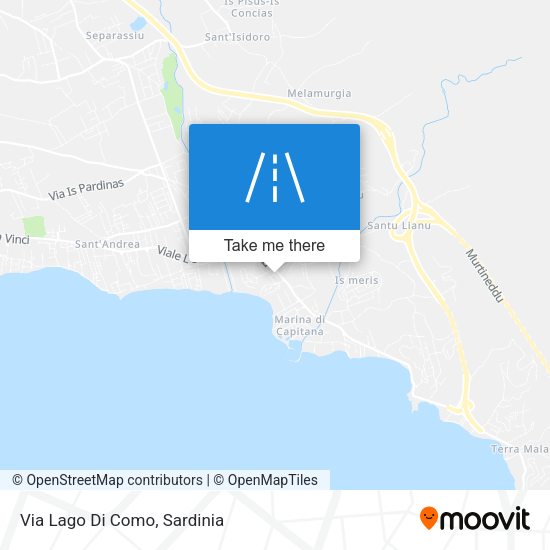 Via Lago Di Como map